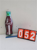 TIN COCA-COLA BOTTLE THEROMETER