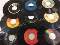 36 vintage 45 rpm records