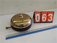 POLISHED BRASS BELL TOP NUT COMES OFF