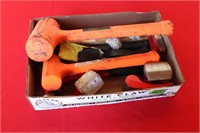 BOX OF BODY WORK TOOLS