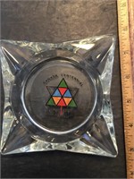 Retro Glass CANADA CENTENNIAL Ashtray