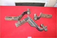 LOT OF THREE HITCHES - MISC. SIZES