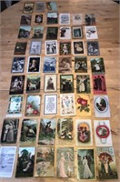 51 x Antique Postcards c. 1910