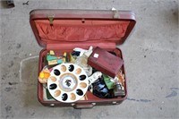 SUITCASE WITH MISC. CONTENTS