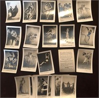 34 x FAMOUS DANCERS Tobacco Cards (1933)