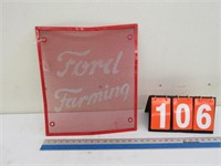 FORD FARMING PAINTED TRACTOR GRILL SCREEN