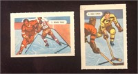2 x 1940's Kellogg's All-Wheat Hockey Cards