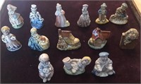 14 x Different WADE, RED ROSE Fairy Tale Figurines