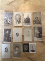 12 x Victorian CDV, Cabinet Cards