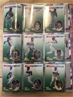 117 x Baseball Cards in sheets