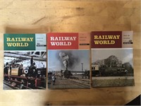 3 x 1969 RAILWAY WORLD British Publications