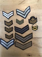 12 x Military Crests, Patches, Badges