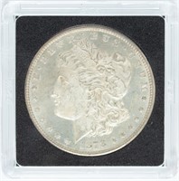 Coin 1878-S Morgan Silver Dollar In B.U.