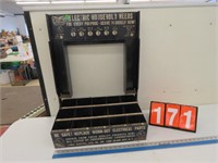 EAGLE ELECTRICAL PARTS TIN STORE DISPLAY