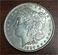 1886 Morgan Silver Dollar