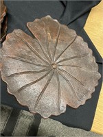 Cast-iron lily pad garden steps. Five pieces 10