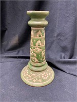Ceramic candle holder. 8 1/2 inches tall 5 inches