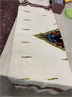 Southwest style blanket.180” x 48”