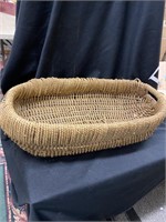 Big woven basket. 23 x 14” 6 inches deep