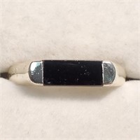 $120 Silver Onyx Ring