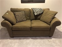 Contemporary Rolled Armed Sofa
