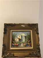 Fancy Gold Framed Oil Painting