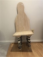 Decorative Handmade Zebra Chair