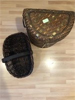 Lot Woven Baskets