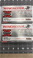 Winchester 270win ammunition 40rds