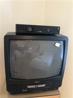 Color Television with Philips DVD Player