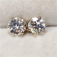 $240 10K  CZ Earrings