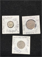 1989 South Africa 2 rand, 1968 Panama 1/4 b