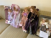 Victorian Style Porcelain Dolls