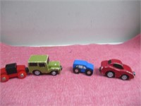 Wooden Maginet Cars