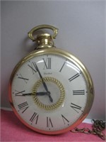 Large Wall Clock (looks Like Pocket Watch)
