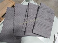 Set of 4 hand towels- grey