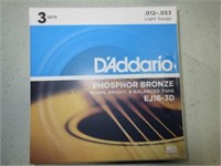 D'Addario EJ16-3D Phosphor bronze