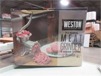 Weston meat grinder & sausage stuffer