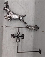 Large metal Buck weathervane. About 41.5in tall
