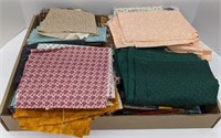 Mix Fabric Swatches/Remnants, Varying Patterns