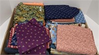 Mix Fabric Swatches/Remnants, Varying Patterns