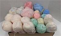 Mix Yarn, Mostly 100% Acrylic, Various Weights
