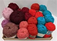 Mix Yarn, Mostly Acrylic, Various Weights