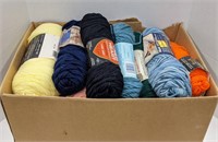 Box of Mix Yarn, Various Weights/Materials