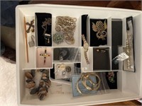 Lot of Assorted Jewelry & Ladies Watch