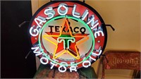 Neon Texaco Motor Oil Sign- Modern