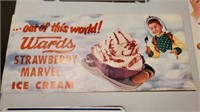 Strawberry Marvel Ice Cream Poster- Vintage