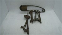 Antique Collection Of Skeleton Keys
