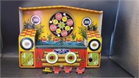 Tin Litho Mechanical Shooting Gallery Toy