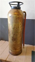 Vintage Fire Brass/Copper Extinguisher